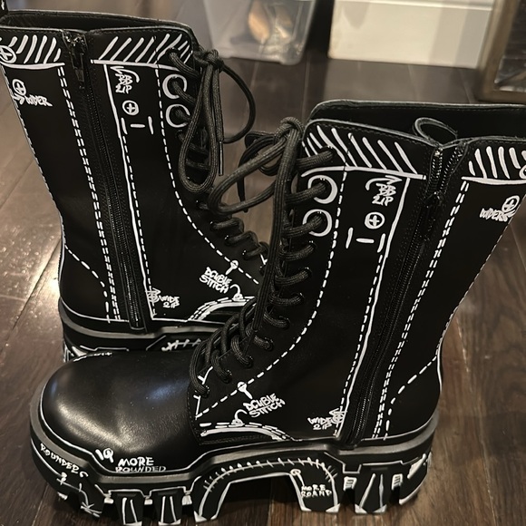 Balenciaga bulldozer lace up boot boot size 10 women’s - Picture 7 of 8